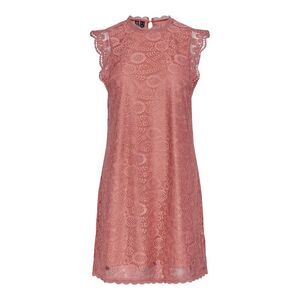Pieces Womens/Ladies Olline Lace Casual Mini Dress / Canyon Rose